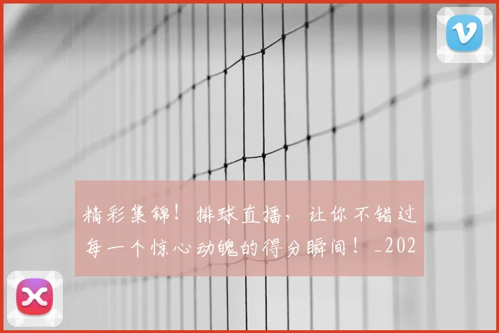 精彩集锦!排球直播,让你不错过每一个惊心动魄的得分瞬间!_20260708201053